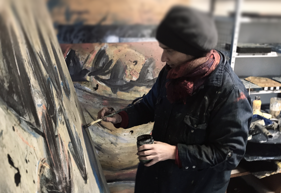 galleri og atelier Anne Marie Johansen maleri og tegning