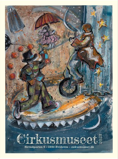 cirkusmuseet cirkus plakat poster illustrator illustration